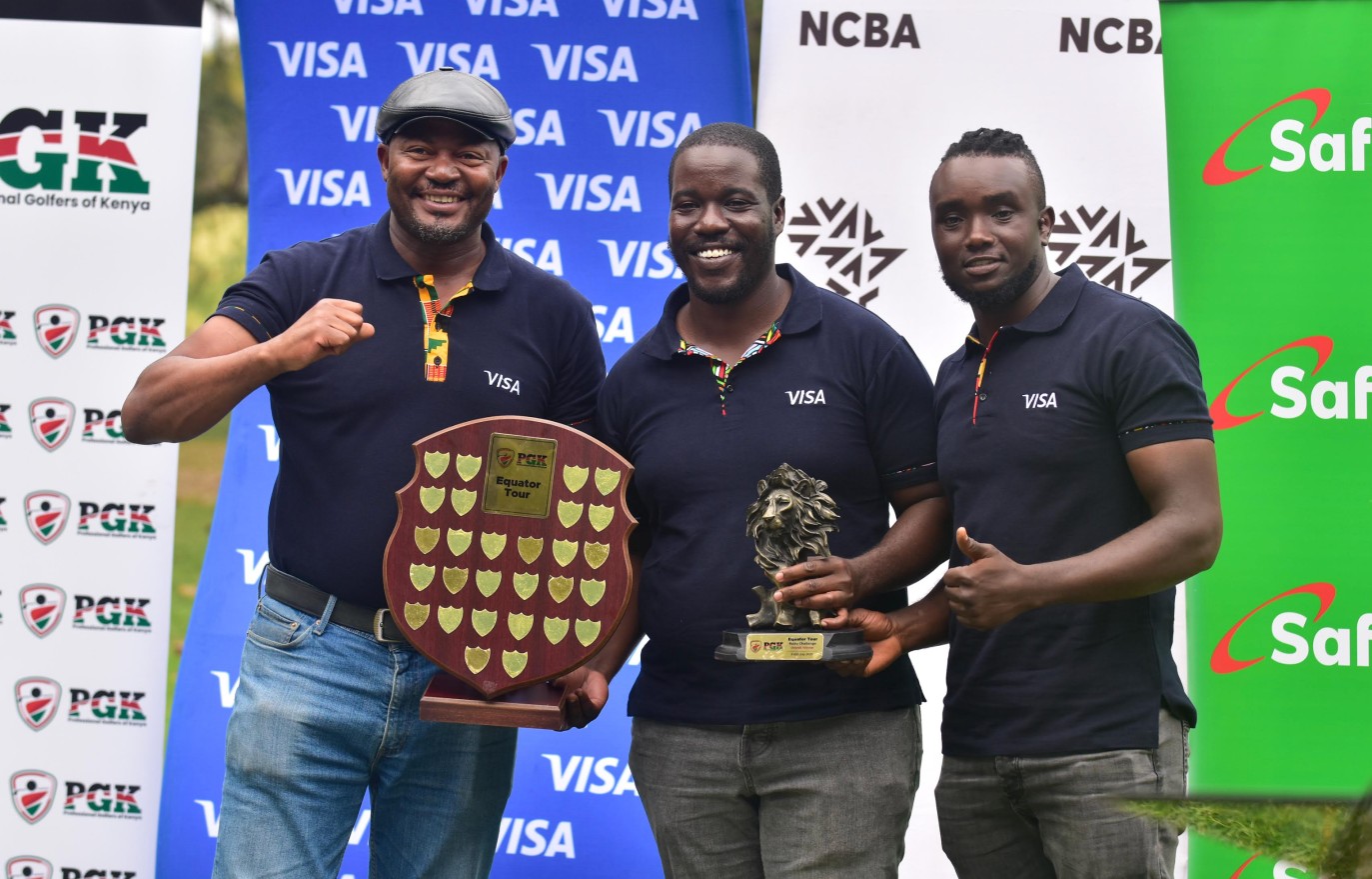 Peter Brooks, Daniel Nduva and Mike Kisia.